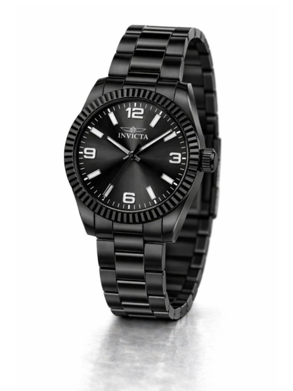 Invicta Men's All-Black Stainless Steel Watch